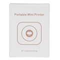 Miniatyrbilde 2 av 5: Mini skriver Hvit Mini Lommeskriver Bluetooth Termisk Etikett P