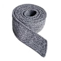 Miniatyrbilde 2 av 5: Damekåpebelte med hette, belte i livet, bredt belte i livet, allsidig belte i livet, sløyfebelte til trenchcoat, langt nok for kåper, shopping gray