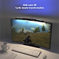 Miniatyrbillede 5 af 5: Buet Skærm Monitor Pendel Lys Bar RGB Farverig Baggrund Atmosfære Lys Trinløs[qb] 30SF