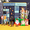 Miniatyrbillede 3 af 9: Genanvendelig Julekalenderæske med Nedtælling til Jul 24 Dage | Genanvendelig Julegaveæske, 24 Dage Julekalender i Pap