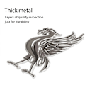 Miniatyrbillede 6 af 8: Kreativ fuglebil klistermærke emblem Liverpool FC liga fodboldklub hold logo liverbird symbol badge selvklæbende bil klistermærke Gold