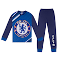 Miniatyrbild 1 av 6: Chelsea FC Pojkpyjamas Lång Sublimering Officiell Fotbollspresent Blå Blue 13-14 Years