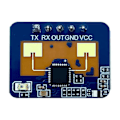 Miniatyrbild 1 av 5: 24g Mmwave Ld2410c Mänsklig närvaroradar sensor rörelsedetekteringsmodul