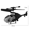 Miniatyrbillede 3 af 3: Letvægts Cool Mini Helikopter Rc Mikro Fjernbetjening Transmitter
