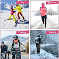 Miniatyrbillede 3 af 3: Galaxy Skiproof skimaske varm uld hætte i vinter multifunktionel ansigtshætte (lilla) Lilla