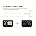 Miniatyrbillede 8 af 9: 1 stk. bærbar stopur, multifunktions elektronisk timer (ekskl. batteri) White