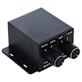 Miniatyrbild 1 av 5: Bilstereoregulatorförstärkare Subwoofer Stereo Equalizer Controller 4 RCA svart