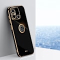 Miniatyrbillede 2 af 5: Til Xiaomi Redmi 12C Finger Ring TPU - Sort Sort