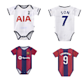 Miniatyrbild 5 av 6: 23-24 Baby nr 10 Miami Messi nr 7 Real Madrid tröja BB Jumpsuit One-piece Storlek 9 (6-12 månader) Miami NO.10 MESSI Miami NO.10 MESSI Size 9 (6-12 months)