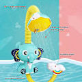 Miniatyrbillede 2 af 3: Elefant Baby Badebruser Hoved Vandpumpe og Nippel Irrigator