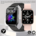 Miniatyrbillede 2 af 8: Smart Watch, 1,69 tommer Full Touchscreen Smartwatch, Fitness Tracker, Vandtæt Skridttæller Ur