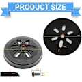 Miniatyrbilde 2 av 5: 148 mm slipeskive - for Bosch eksentrisk slipemaskin GEX 150 AC, PEX 15 AE, GEX 150 Turbo - 148 mm med Poweka——Adelala skrue