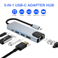 Pikkukuva 4 / 5: 5-in-1 USB-C-telakka-asema, tyyppi C - HDMI-sovitin, RJ45 Ethernet, 4K HDMI, 100 W PD, 2 USB 3.0 yhteensopiva MacBook Pro / Air ja tyyppi C -laitteiden kanssa
