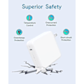 Miniatyrbilde 3 av 5: 60w Macbook Pro-lader - Erstatning 60w L-tip Macbook-lader for gammel Macbook Pro 13 tommer - Universell strømadapter kompatibel med Macbook Pro 13 I