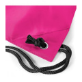 Miniatyrbilde 2 av 3: BagBase Budget Vanntett Sports Gymsac Snøring (11 Fuchsia Fuchsia One Size