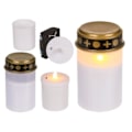 Miniatyrbillede 3 af 4: 4-pak - Gravlys LED / Lys - Lys til grave 1200 timer 2-Pack