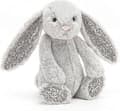 Plush Blossom Bunny Kanin Gosedjur för Barn Grey