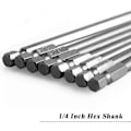 Miniatyrbillede 4 af 5: 11 Bits 100mm længde Torx skruetrækker bitsæt, 1/4 tommer hex S