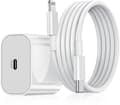 iPhone snabbladdare USB-C 20W - inkl. 2 m + 1 m kablar charger