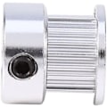 Miniatyrbillede 4 af 5: 2 stk. Remskive Remskive GT2 20 Tænder Hul 8mm Bredde Knast Remskive Aluminiumlegering Hjul til Lefou 3D Printer Sunmostar