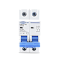 Miniatyrbillede 1 af 5: TOMZN 2P DC 1000V Solcelle Mini Afbryder DC MCB Afbryder til PV System, 63A
