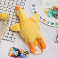 Miniatyrbillede 4 af 7: 1 stk. Børns Tegneserie Sød Stor Gåse Plys Taske Yellow