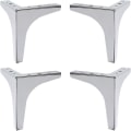 Miniatyrbillede 2 af 4: 4x Sängmøbelben 10cm Sølvben til Sofa Moderne Garderobe m