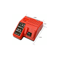 Miniatyrbilde 4 av 5: M12-18C Li-Ion batterilader for Milwaukee 12V 14.4V 18V C1418C 48-11-1815/1828/1840 M18 M14 M12 litium batteri