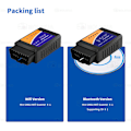 Pikkukuva 4 / 5: OBD2 ELM327 Bluetooth/WIFI ammattimainen diagnostiikkalaitteisto Auto IOS Testeri Skanneri DE