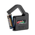 Miniatyrbillede 2 af 5: BR-Life 1. digitale batteritester til AA, AAA, C, D, 9v, knapbatterier, knapkapacitetstester, sort Sunmostar