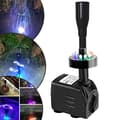 Fontänpump med LED-belysning, vattenpump för trädgården (BT)