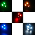 Pikkukuva 5 / 5: 10kpl Ba9s Auto LED-polttimo T4w T11 5050 5 Smd Sisävalopolttimot DC 12v 24v Superkirkas Rekisterikilven valo Autovalaistus Valkoinen Violetti Pinkki [qb] purple pink 24V