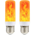 Miniatyrbilde 1 av 5: Flambulb | Lyspærer med flammeeffekt | Flimrende lyspære, 4 lysmoduser LED E27