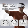Miniatyrbilde 5 av 5: Elite Hodebånd Kompatibel Oculus Quest 2 Tilbehør Justerbar Reduser Hodetrykk Komfort Vr Gaming