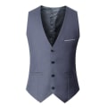 Miniatyrbilde 1 av 2: Dressvest for menn Business dressvest for menn grå grey L