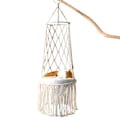 Miniatyrbillede 5 af 5: Katteseng, Macrame hængende kæledyrsseng, vævet loftshængekøje, hængekøje til katte, kæledyrsgaver, hængekøje, gyngeseng Kat Macrame hængekøje med kvast