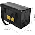 Miniatyrbilde 2 av 5: Eksplosjonssikker Lipo-batteri sikkerhetspose for lading og oppbevaring, store rom lade batterier oppbevaringsposer, bærbar håndtaksdesign, for