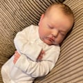 Miniatyrbillede 3 af 5: 20\" nyfødt baby klar til dukkelegetøj Reborn Detaljeret farve baby Miljøvenlig med klud sovefor