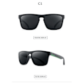 Pikkukuva 1 / 5: Polaroid aurinkolasit Unisex Square Vintage aurinkolasit Kuuluisa merkki Polaroid aurinkolasit Retro Feminino naisille miehille 2149C1 2149C1 Polarized