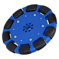 Miniatyrbillede 2 af 8: 100mm radiale hjul i neopren, drivruller, tilbehør til Omni Smart Robot Car, 8mm hul