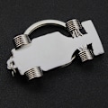 Miniatyrbillede 7 af 8: Mode Mini Formel 1 Racerbil Styling Pendul Nøglering Til