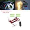 Miniatyrbillede 2 af 2: Universal Dual AA Batteri Eliminator EU Stikkontakt Strømadapter 1.5V 3V 4.5V 6V Kan erstatte 1 til 4 stk. AA-batteri