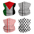 Miniatyrbilde 3 av 5: Palestina flagg hodeplagg skjerf multifunksjonelt skjerf solrik Style 4 style 4