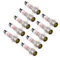 Miniatyrbillede 2 af 8: 10 stk DC 12V indikatorlamper Signallamper 8mm monteringshuldiameter Signallamper Gul