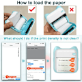 Miniatyrbilde 4 av 5: Minifotoprinter for iPhone/Android - perfekt for gaver, studier, arbeid og bilder