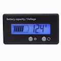 Miniatyrbild 2 av 5: LCD-batterikapacitetsindikator Digital voltmeter spänningsmätare M green null
