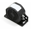 Miniatyrbillede 1 af 5: Reverserende horn vandtæt super højlydt backup alarm til motorbil 30W 110dB 12V-80V DC, Model: Sort
