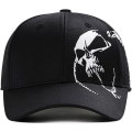 Miniatyrbillede 2 af 5: Mænds kasket, bomulds udendørs kasket cool skull bag knap kasket mænd kvinder