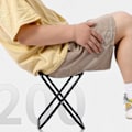 Miniatyrbillede 3 af 5: Pcs Camping Stools, Folding Stool med bæretaske, bærbar udendørs Folding Travel Stools, Camping Stool Folding Stool, Folding Camping Stool