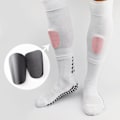 Miniatyrbillede 2 af 5: 2 par Mini Pro fodboldskinnebeskyttere - unisex skridsikre fodboldskinnebeskyttere - Professionelle og begyndervenlige - til fodbold og løb!